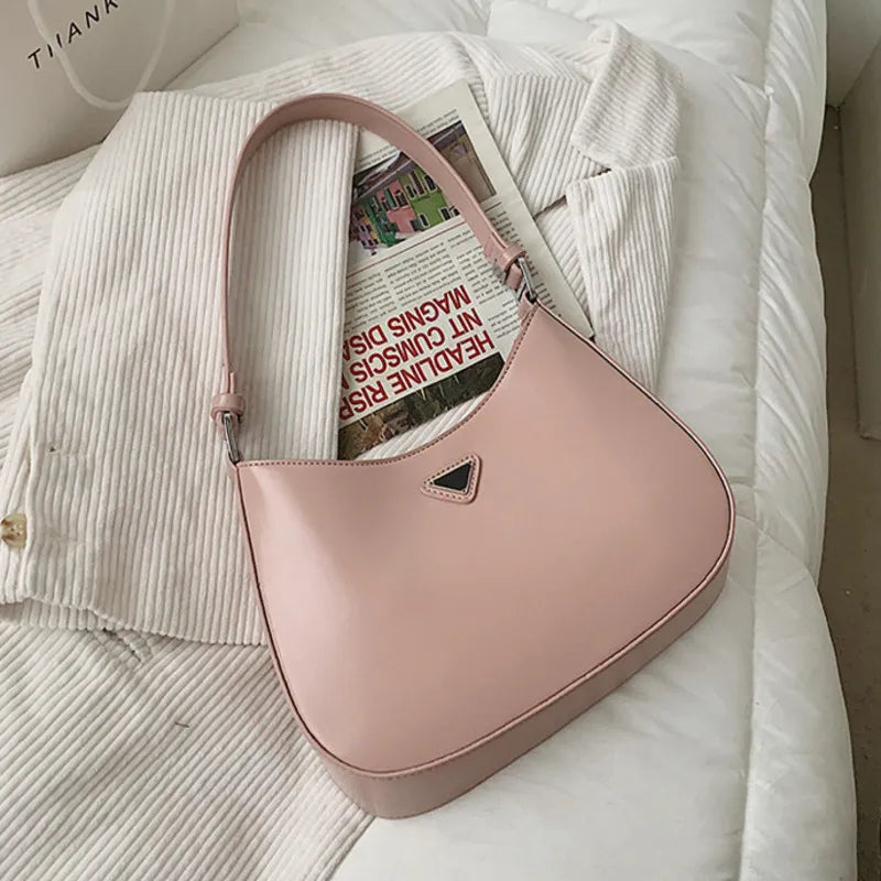 ZYB065 Timeless Elegance: White Shoulder Bag