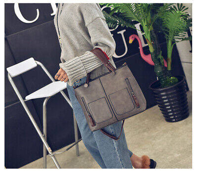 ZYB106 Vintage-Inspired Leather Shoulder Bag