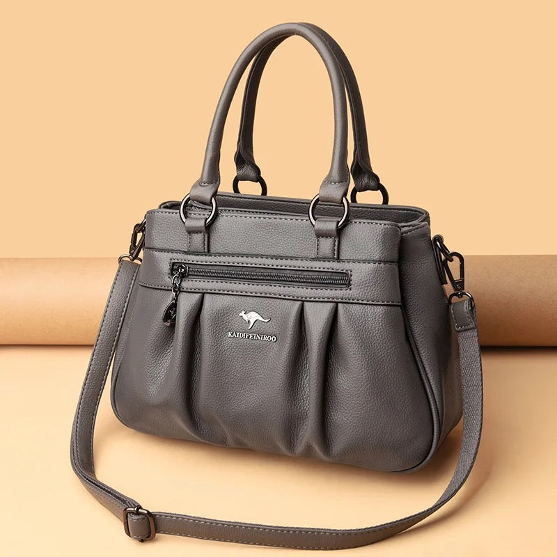 ZYB118 KAIDIFEINIROO - Luxurious Multi-Layer Leather Tote Bag