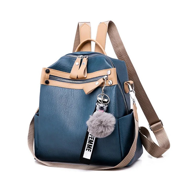 ZYB112 KAIDIFEINIROO - Stylish and Versatile Leather Backpack