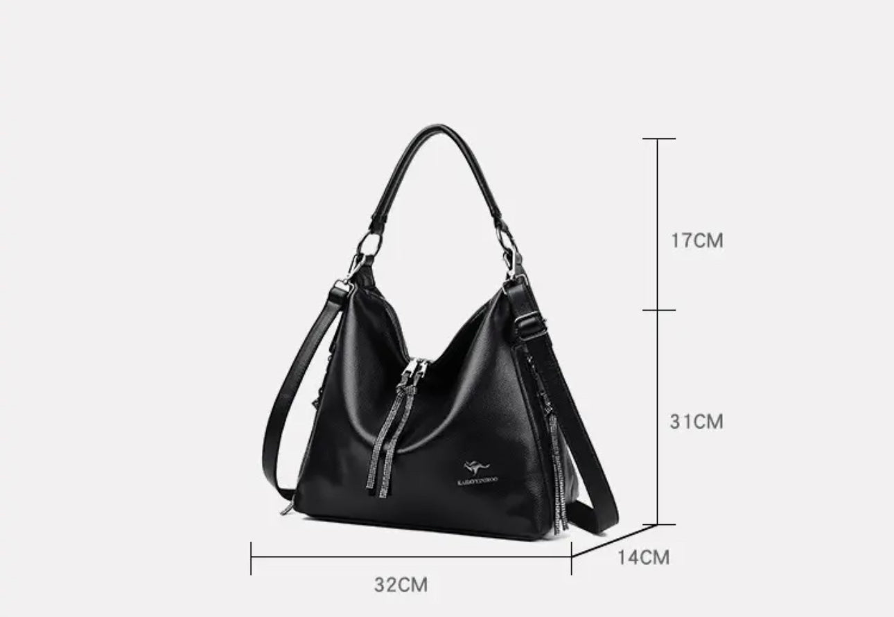 ZYB156 Timeless Elegance: The Leather Handbag
