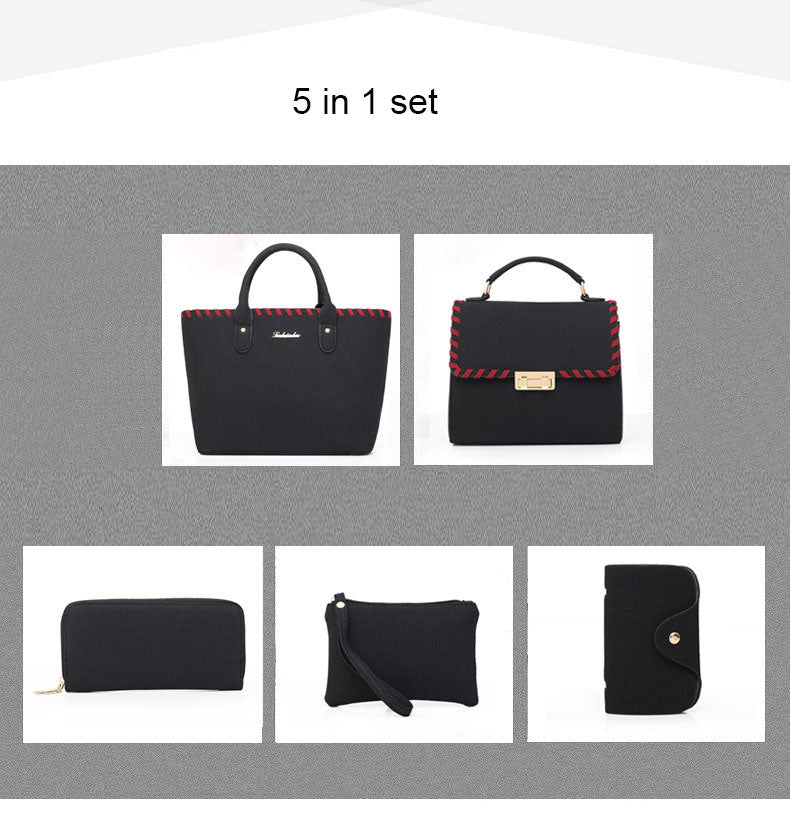 ZYB007 Five-Piece Set of Bucket Bags in Various Sizes