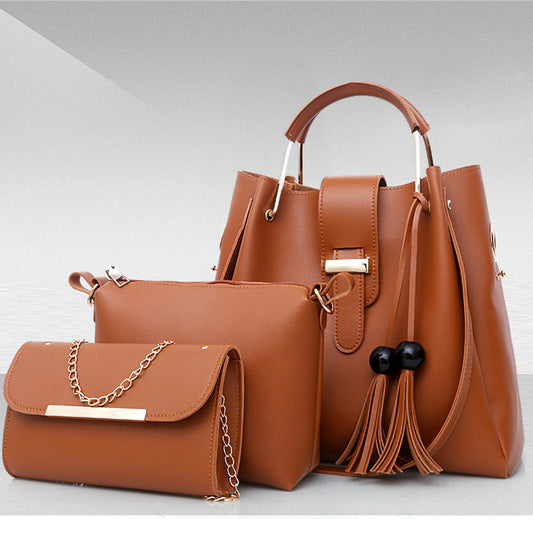 ZYB031 Warm and Cozy: 3-Piece Handbag Set