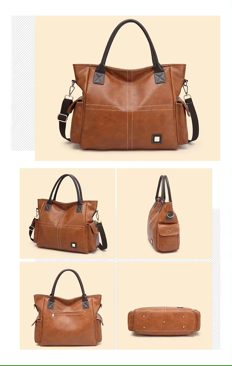 ZYB107 Spacious and Stylish Leather Hobo Bag