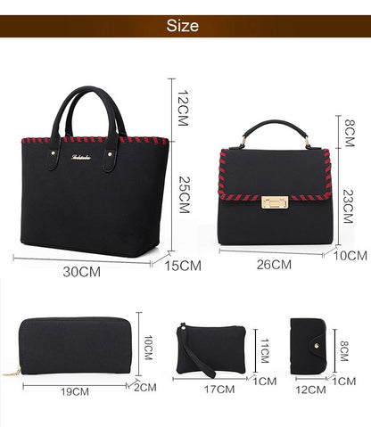 ZYB007 Five-Piece Set of Bucket Bags in Various Sizes