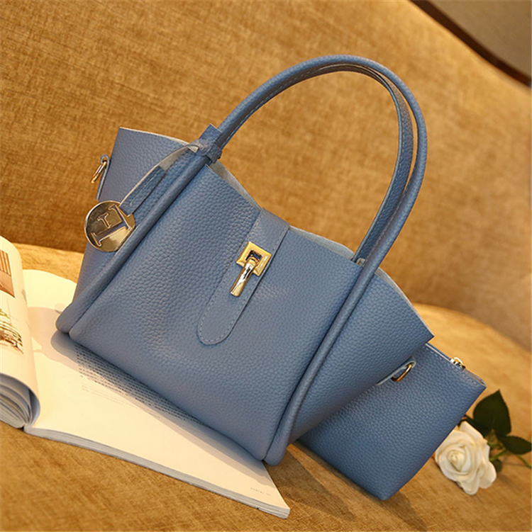 ZYB018 Elegant Two-Tone Tote Bag