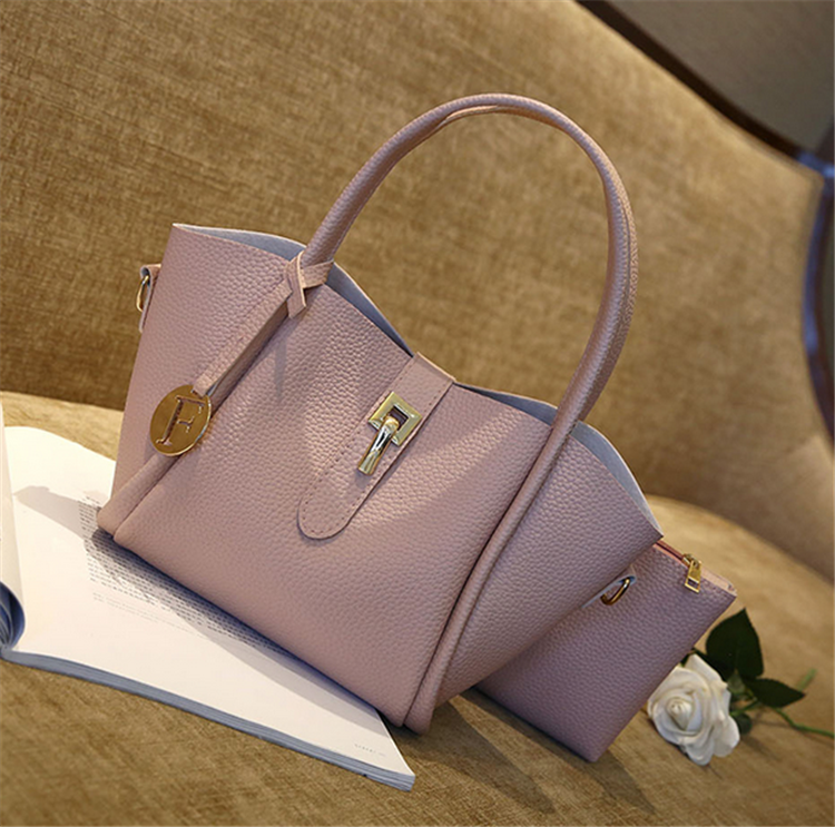 ZYB018 Elegant Two-Tone Tote Bag