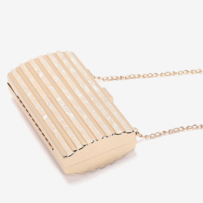 ZYB013 Chic Acrylic Clutch with Accents