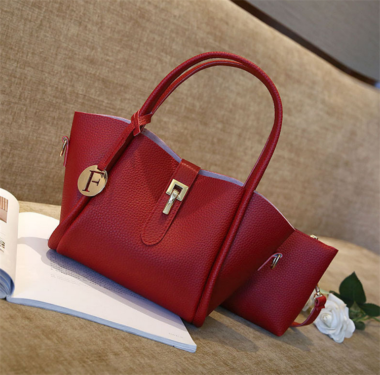 ZYB018 Elegant Two-Tone Tote Bag