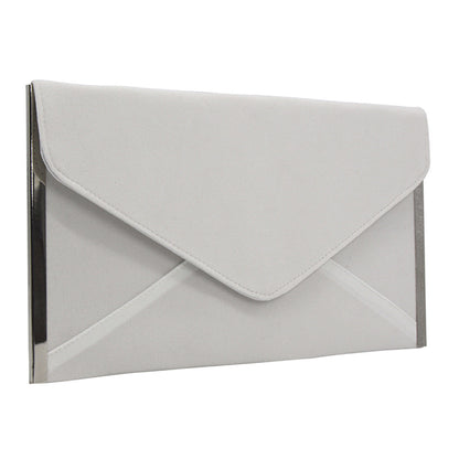 ZYB012 Sleek Velvet Envelope Clutch