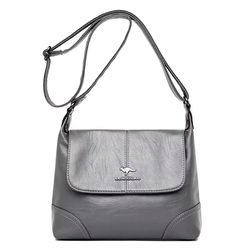 ZYB120 KAIDIFEINIROO - Timeless Leather Shoulder Bag with Elegant Buckle Detail