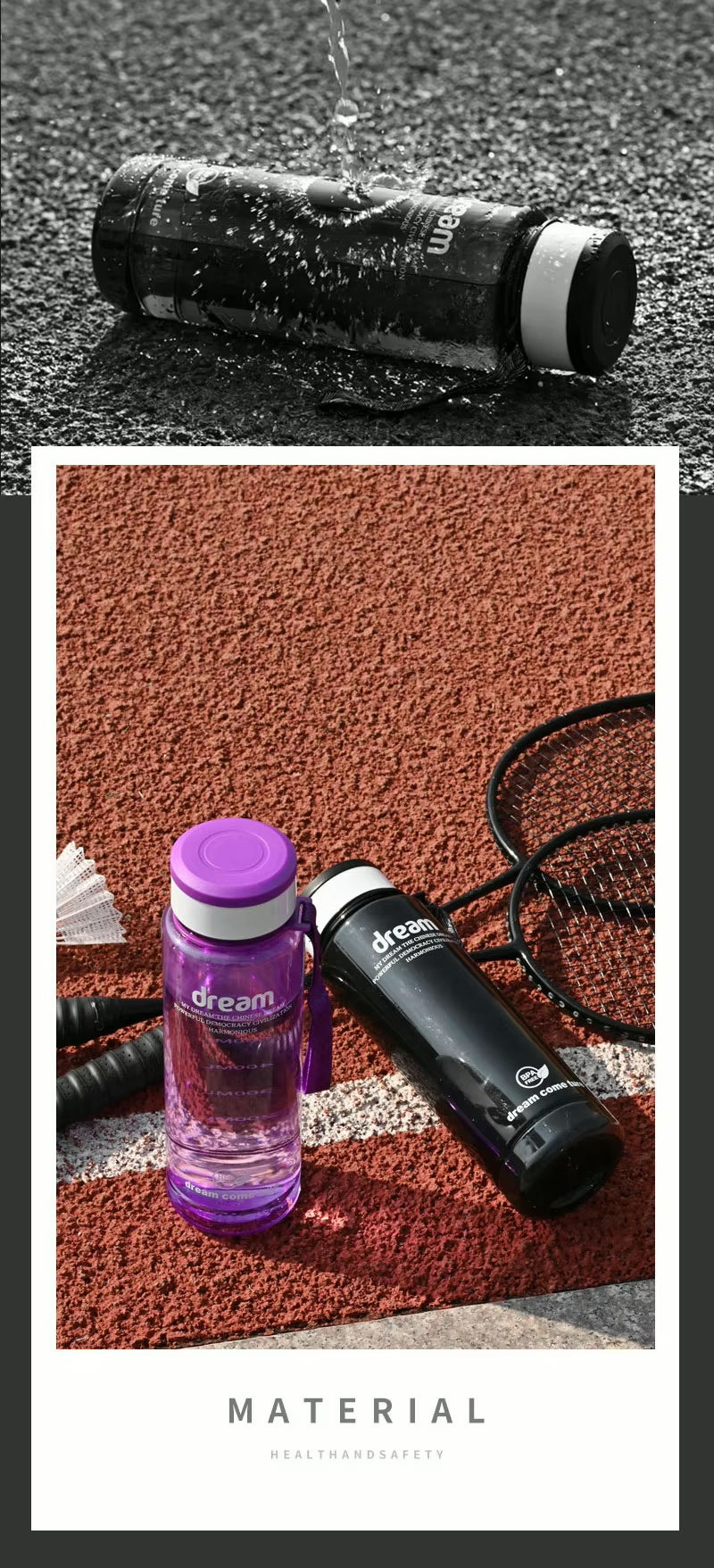 ZYB187 Large Capacity Sports Water Bottle