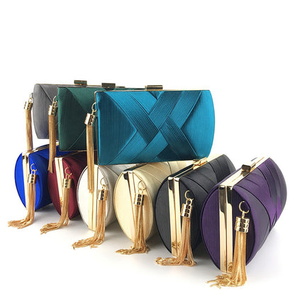 ZYB003 Elegant Clutch Bag with Tassel
