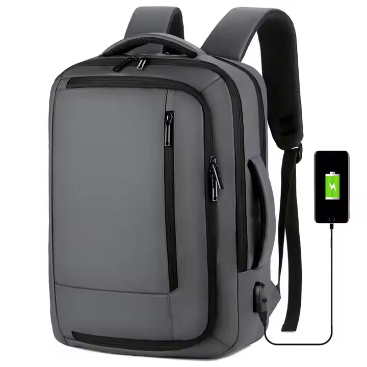ZYB182 Tech-Savvy Backpack with Built-in Power Bank