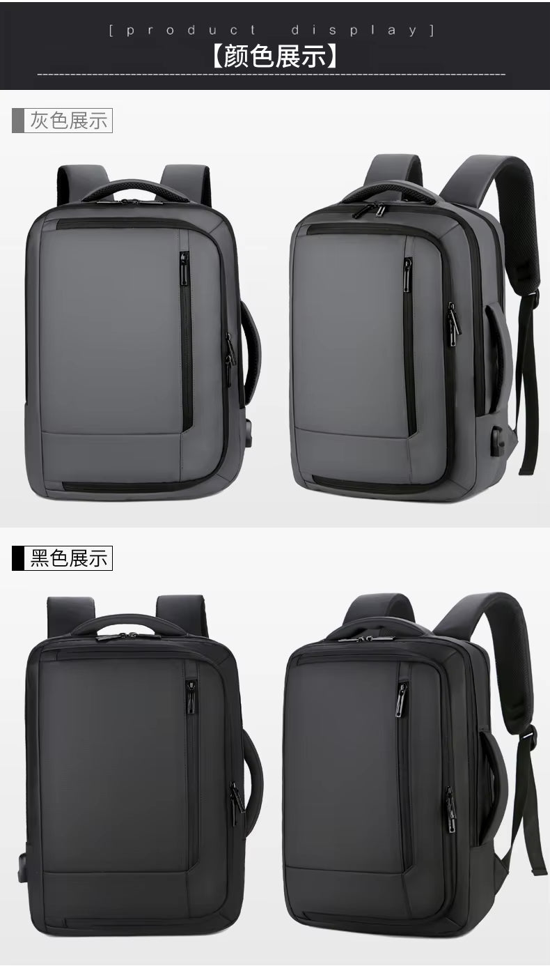 ZYB182 Tech-Savvy Backpack with Built-in Power Bank