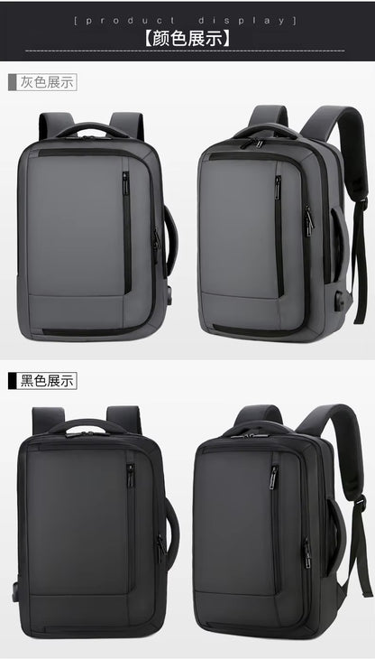 ZYB182 Tech-Savvy Backpack with Built-in Power Bank