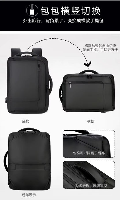 ZYB182 Tech-Savvy Backpack with Built-in Power Bank