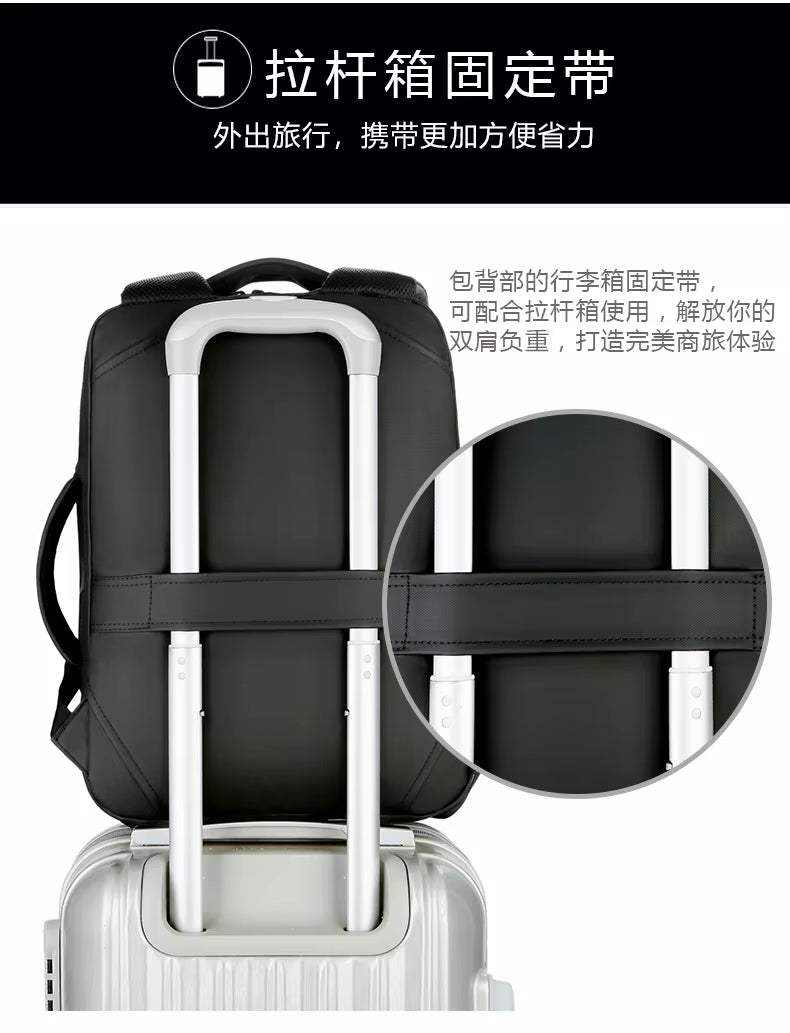 ZYB182 Tech-Savvy Backpack with Built-in Power Bank