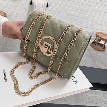 ZYB052 Timeless Elegance: Quilted Chain Shoulder Bag