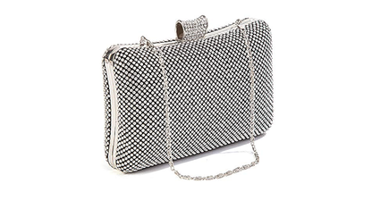 ZYB085 Sparkling Elegance: Crystal-Encrusted Clutch