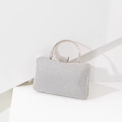 ZYB085 Sparkling Elegance: Crystal-Encrusted Clutch