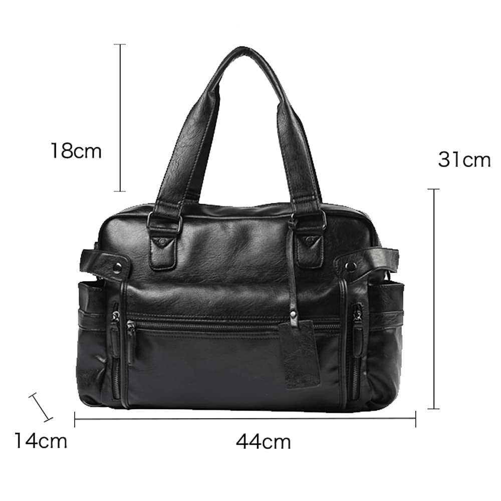 ZYB090 Classic and Functional: Men's Leather Briefcase