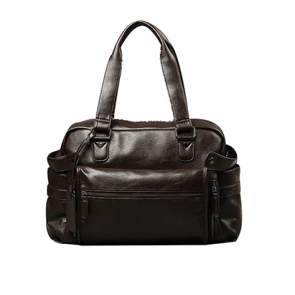 ZYB090 Classic and Functional: Men's Leather Briefcase