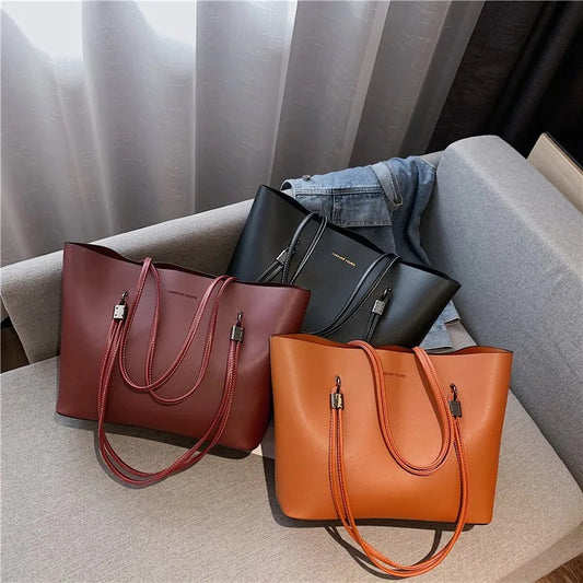 ZYB158 Leather Tote Bag