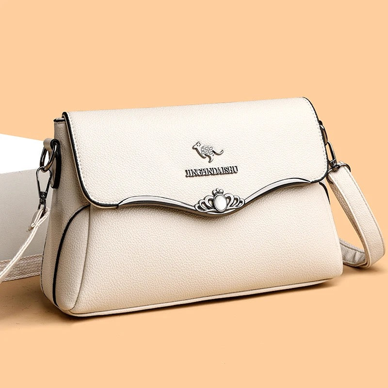 ZYB161 Stylish Sleek Leather Crossbody Bag