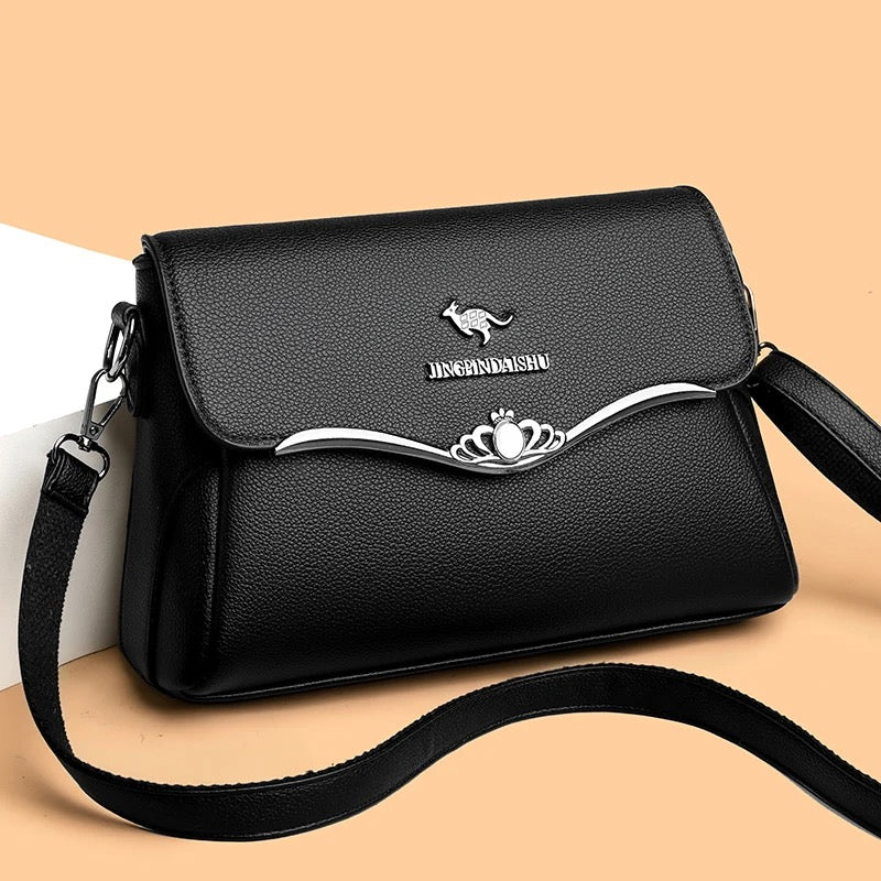 ZYB161 Stylish Sleek Leather Crossbody Bag