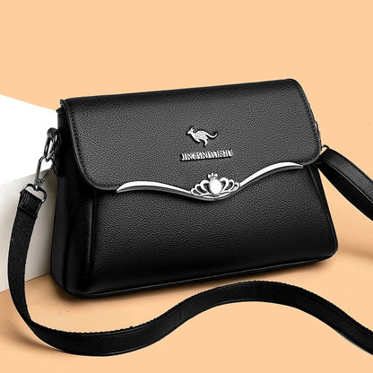 ZYB161 Stylish Sleek Leather Crossbody Bag