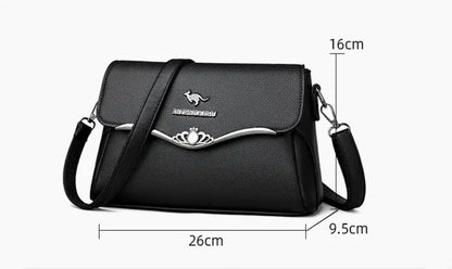 ZYB161 Stylish Sleek Leather Crossbody Bag