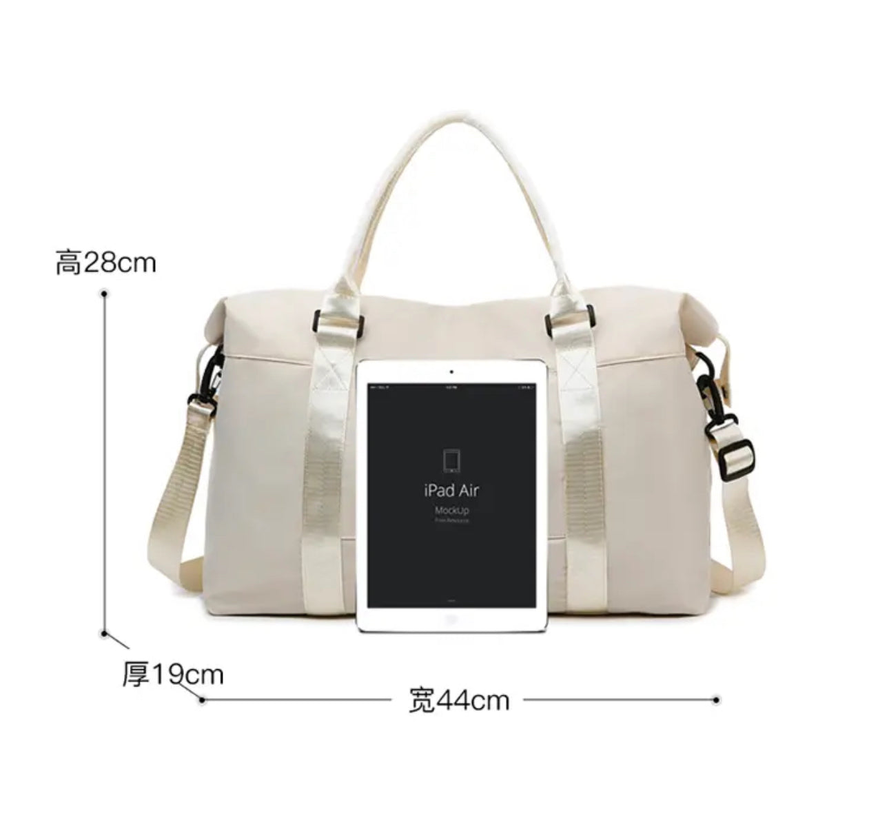 ZYB159 WEILAISHUIA Black Travel Duffle Bag