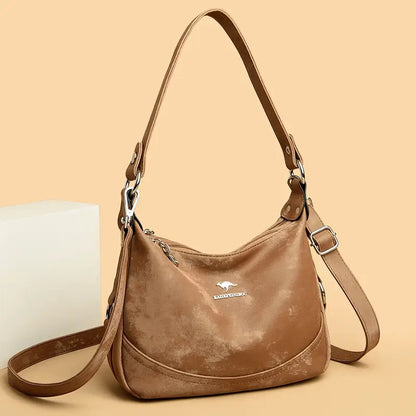 ZYB172 Versatile and Organized Shoulder Bag with a Casual Chic Vibe