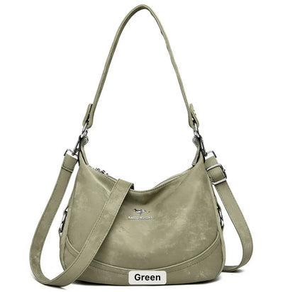 ZYB172 Versatile and Organized Shoulder Bag with a Casual Chic Vibe