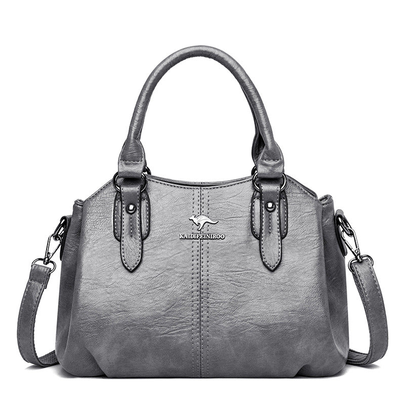 ZYB123 KAIDIFEINIROO - Elegant Leather Shoulder Bag with Multiple Compartments