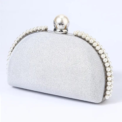 ZYB101 Dazzling Silver Sequin Clutch