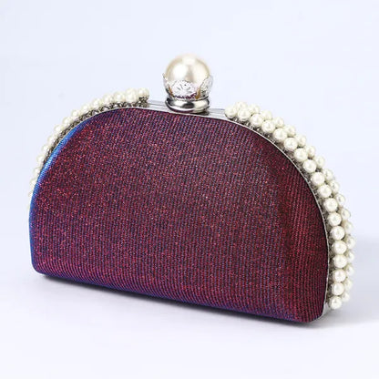 ZYB101 Dazzling Silver Sequin Clutch