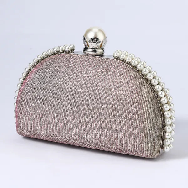 ZYB101 Dazzling Silver Sequin Clutch