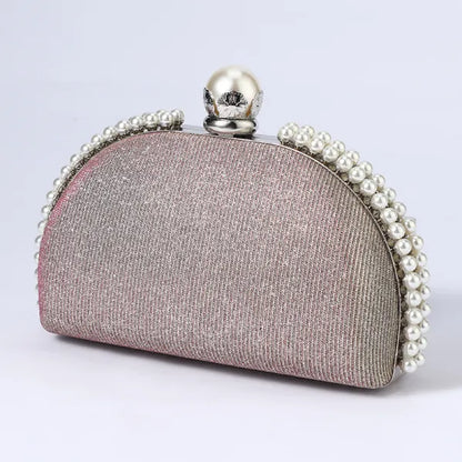 ZYB101 Dazzling Silver Sequin Clutch