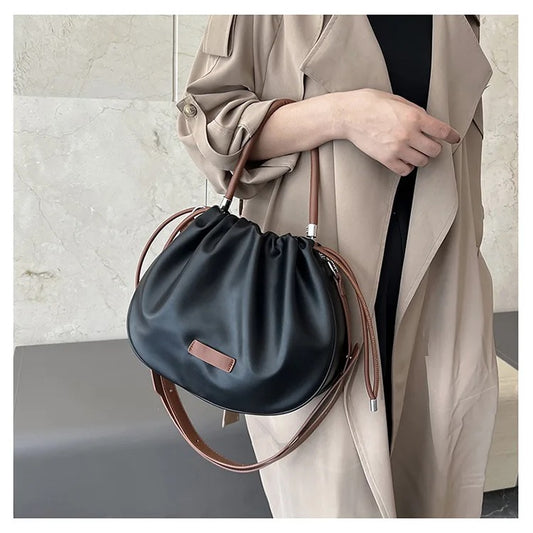 ZYB108 Chic Sling Bag with Drawstring Closure