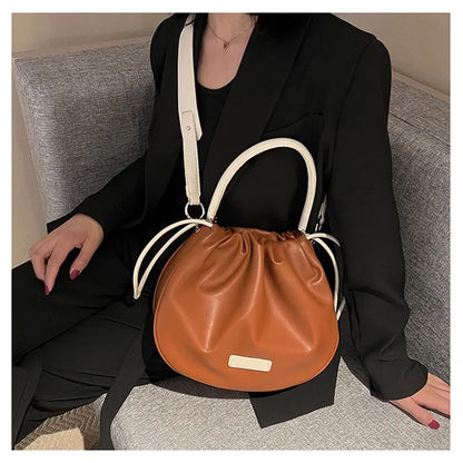 ZYB108 Chic Sling Bag with Drawstring Closure