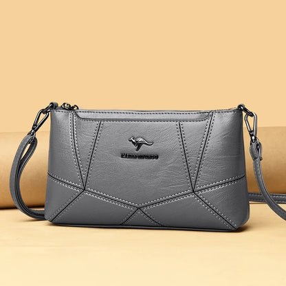 ZYB121 KAIDIFEINIROO - Exquisite Embroidered Leather Shoulder Bag