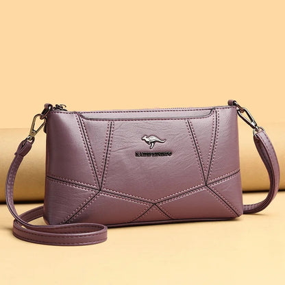 ZYB121 KAIDIFEINIROO - Exquisite Embroidered Leather Shoulder Bag