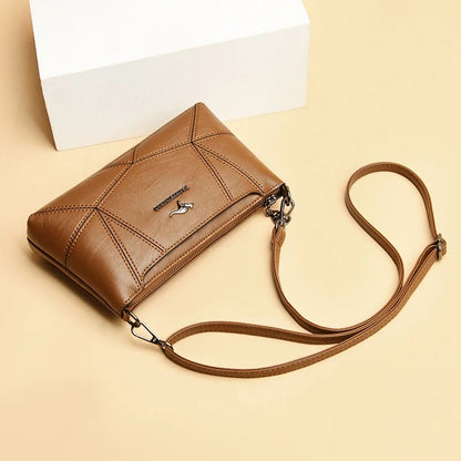 ZYB121 KAIDIFEINIROO - Exquisite Embroidered Leather Shoulder Bag