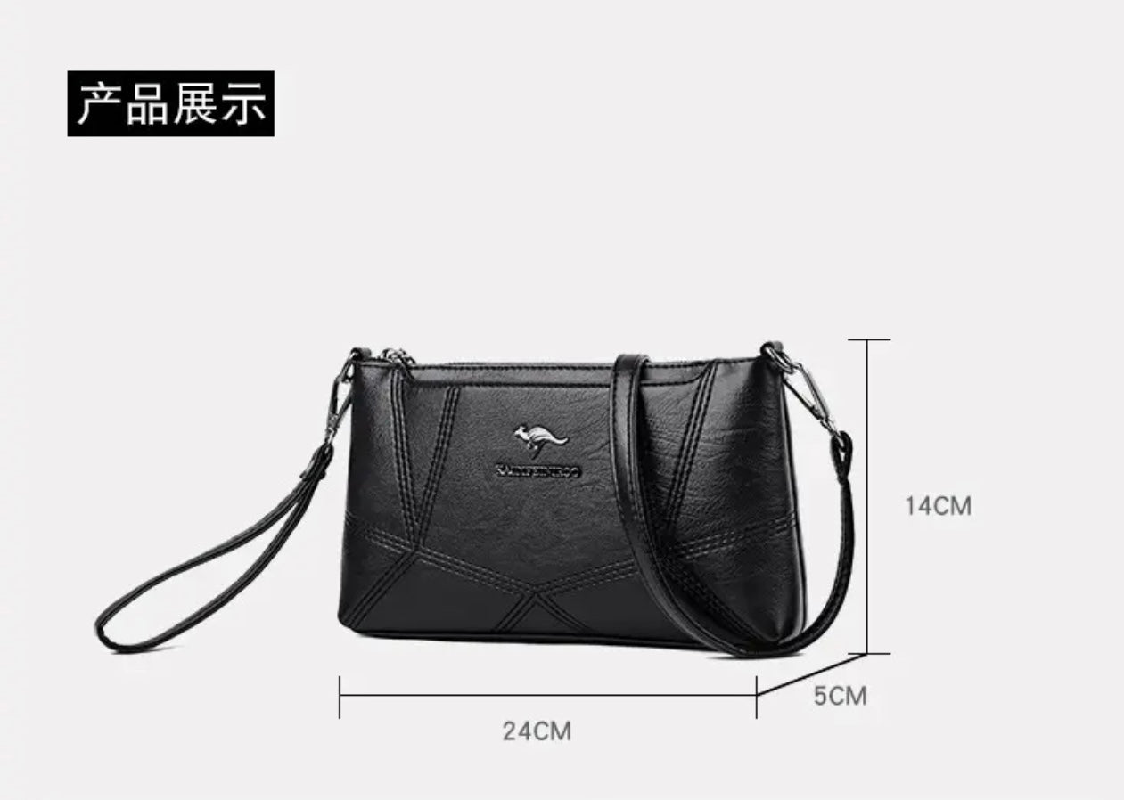 ZYB121 KAIDIFEINIROO - Exquisite Embroidered Leather Shoulder Bag