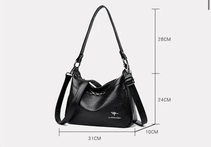 ZYB128 Casual & Chic Embroidered Crossbody Bag - Perfect for Everyday Adventures