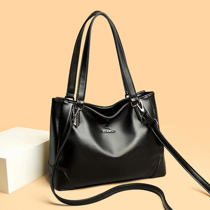 ZYB132 Timeless Elegance - Genuine Leather Shoulder Bag
