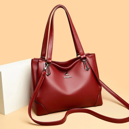 ZYB132 Timeless Elegance - Genuine Leather Shoulder Bag