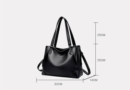 ZYB132 Timeless Elegance - Genuine Leather Shoulder Bag
